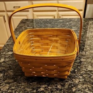Longaberger Large Berry Basket w/ Flip Handle